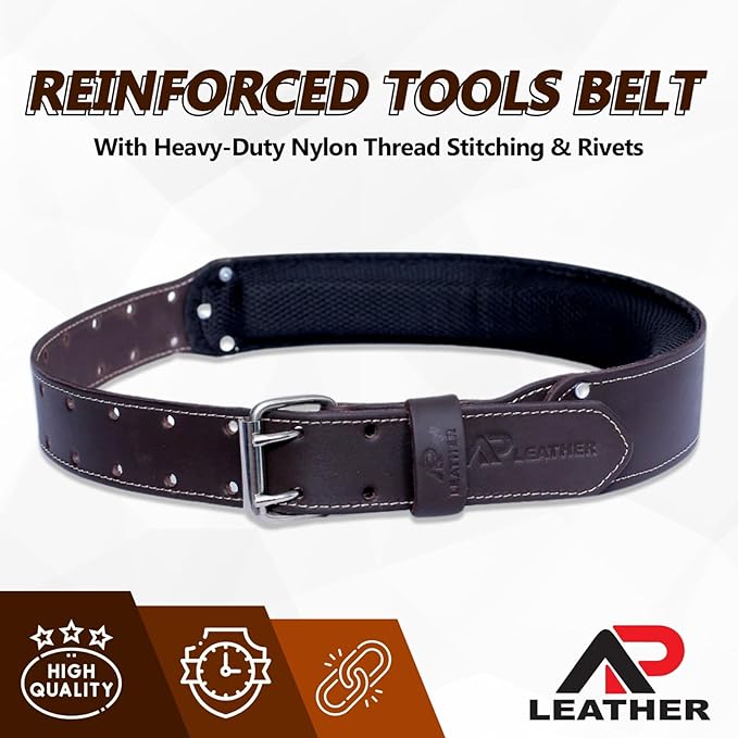 Ap Leather Waist, Premium Leather with 4MM thickness Tool Belt