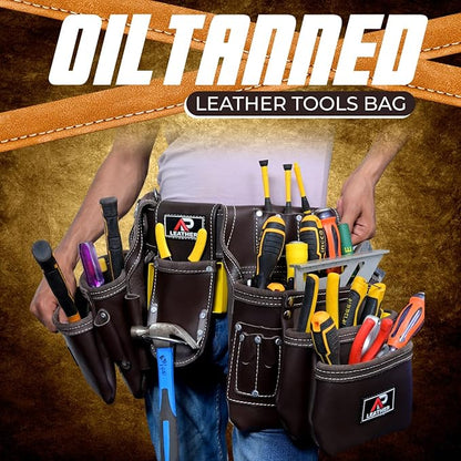 Ap-Leather Tool Belt, Carpenter Tool bag