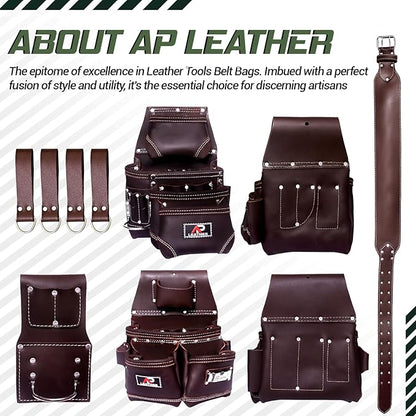 Ap-Leather Tool Belt/pouch/framer