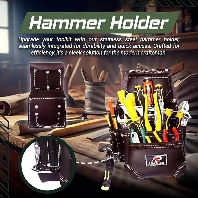 Ap-Leather Tool Belt/pouch/framer
