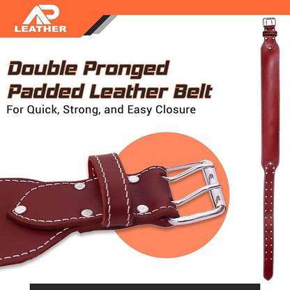 Ap-Leather Tool Belts pouch with suspenders