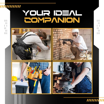 AP-LEATHER PRO-19 Tool Belt/Pouch/Bag with suspenders