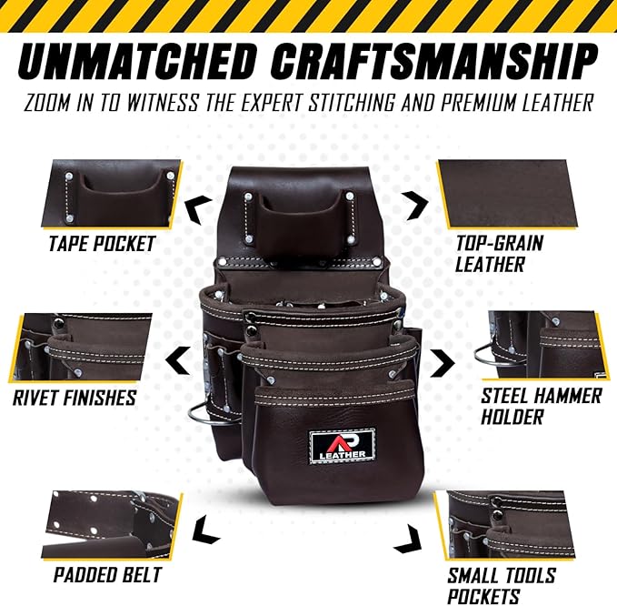 Ap-Leather Tool Pouch,belts